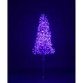 Queens Of Christmas 6 ft. Starburst LED Tree, Purple LED-TR3D06-LPU